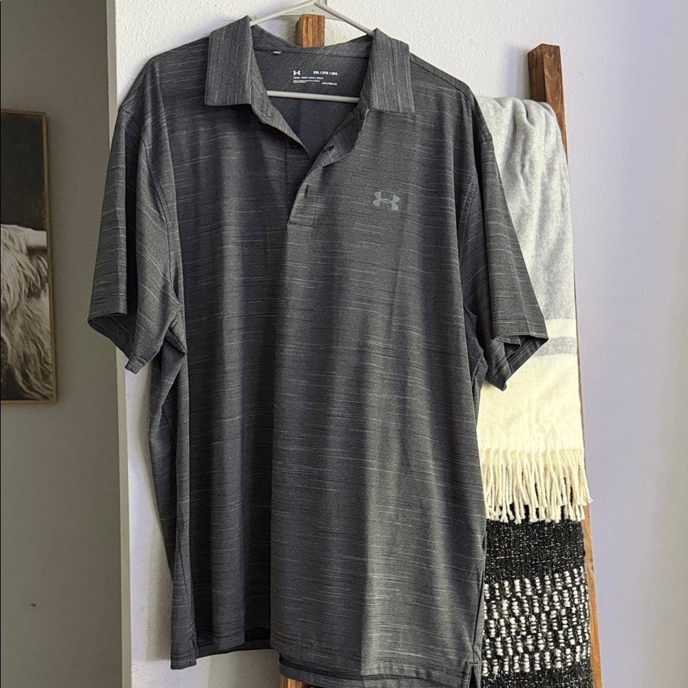 Under Armour Men's Charcoal Polo Shirt
